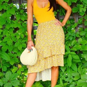 Yellow skirt